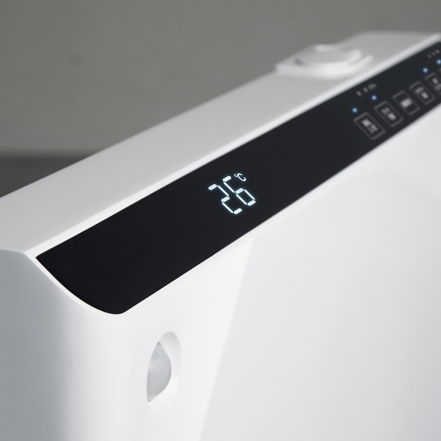 １台２役！ 温風・加湿運転ができる 人感＆室温センサー付 加湿パネル セラミックヒーター マキシムワイドヒート