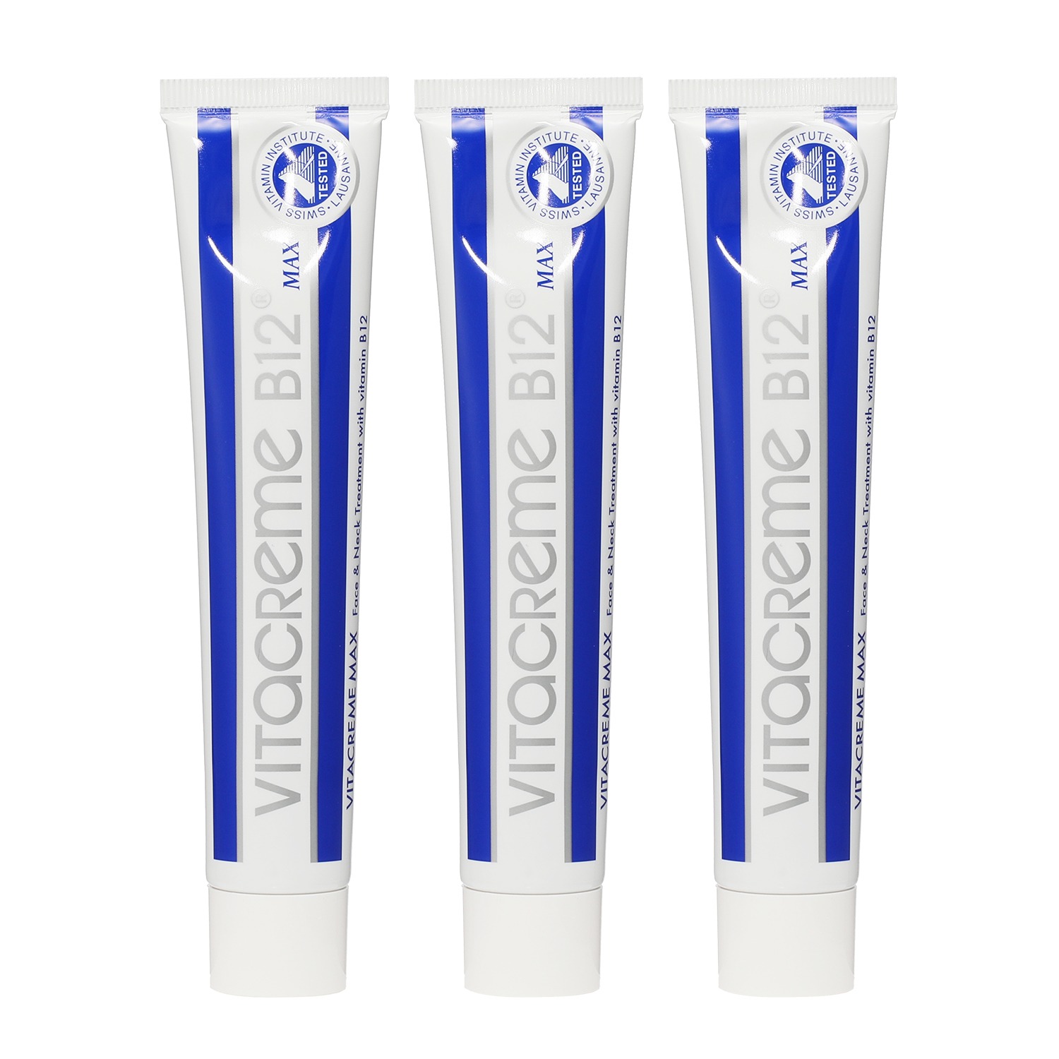 ビタクリーム　Ｂ１２ しっとりすべすべ ハリツヤ潤い美肌 ビタクリーム　ＭＡＸ ３本セット