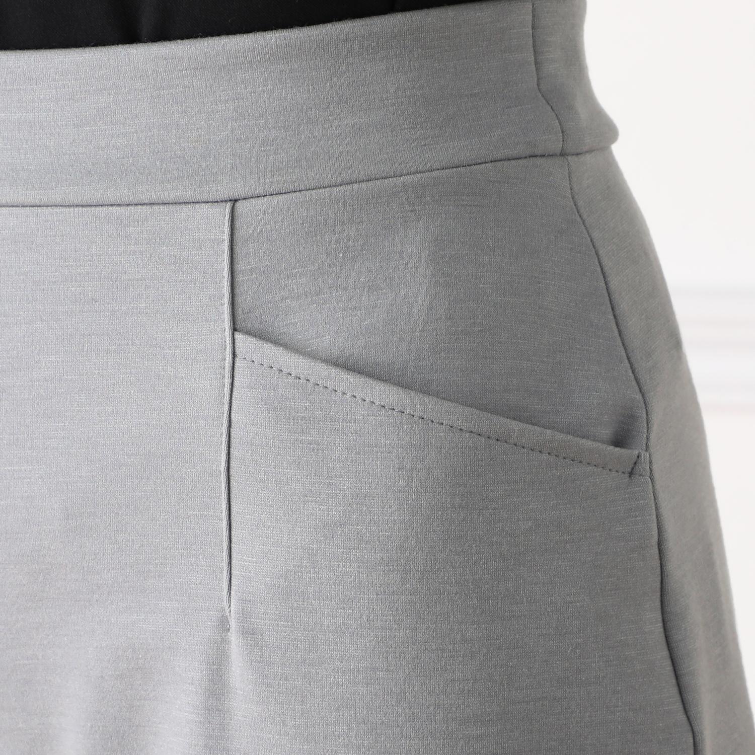 上質ごこち 尾州のこだわり あたたかワイドパンツ