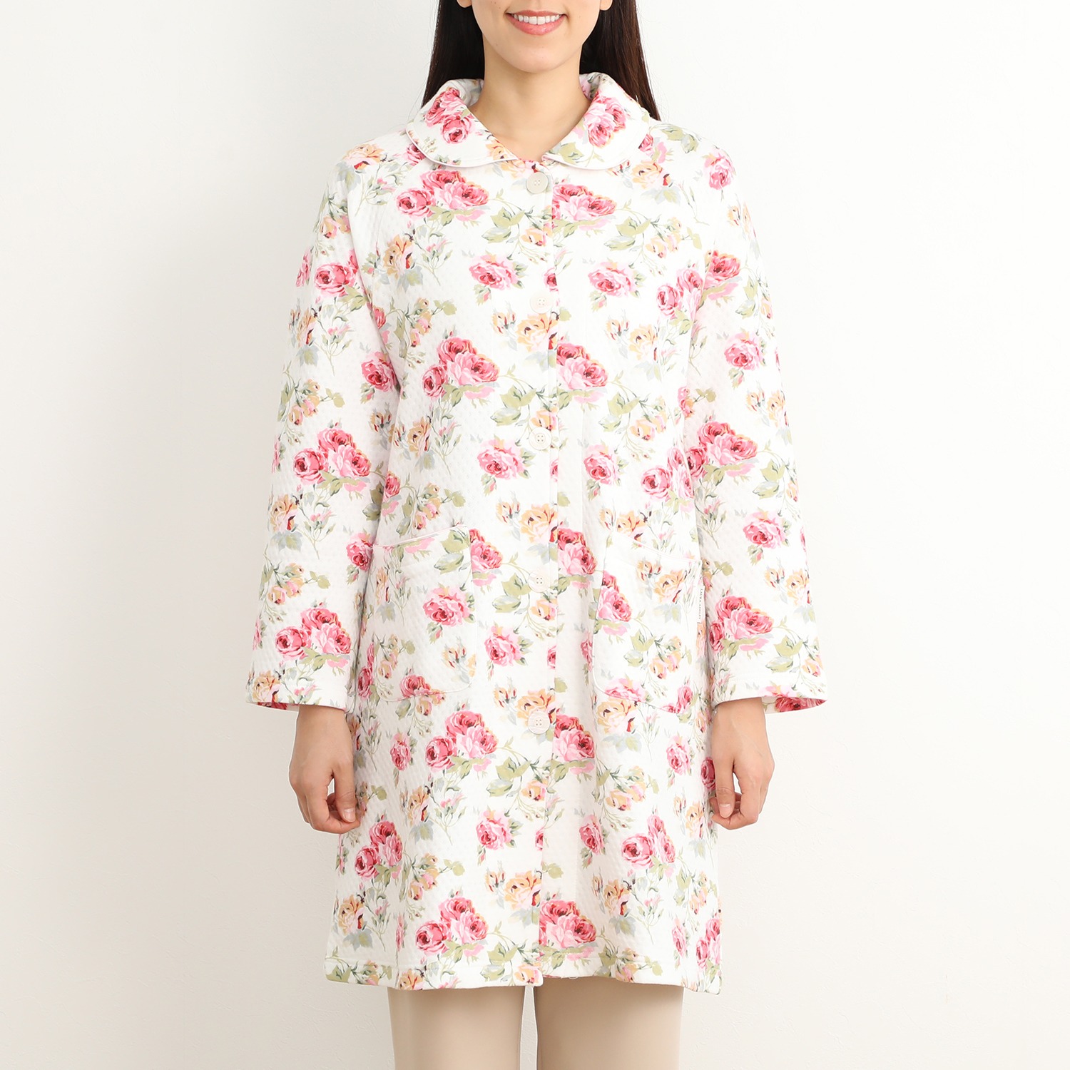 ローラアシュレイ クチュールローズ柄 ガウン