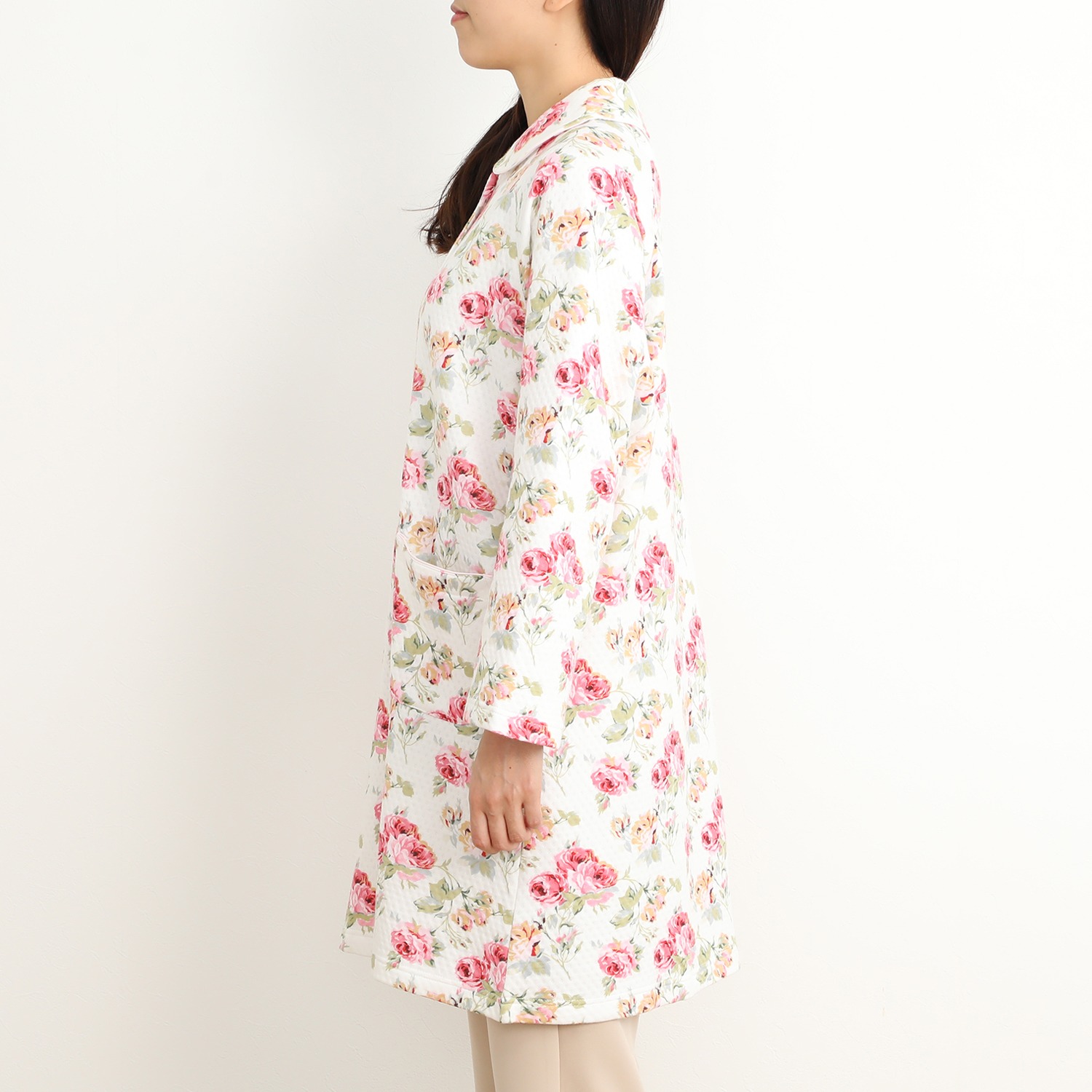 ローラアシュレイ クチュールローズ柄 ガウン