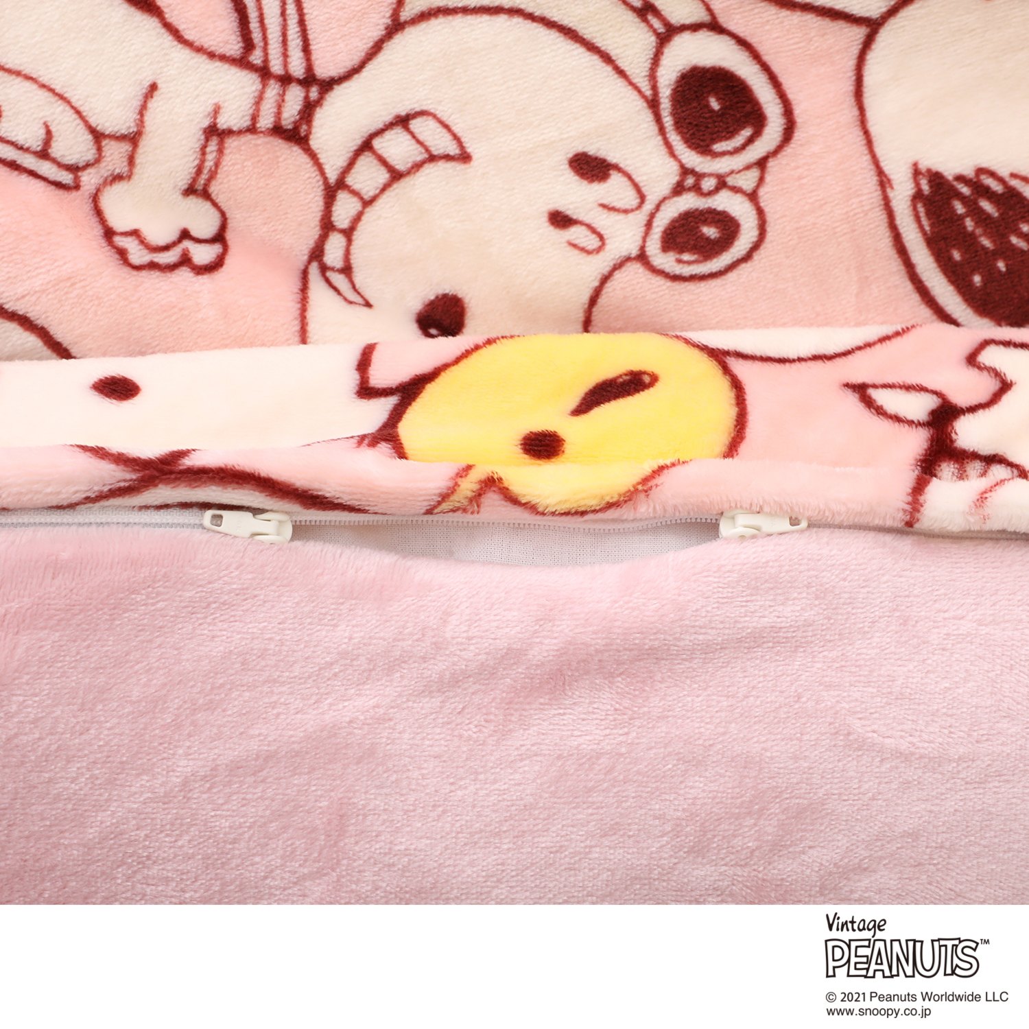 ＜シングル＞ 西川 スヌーピー 毛布とカバーの１枚２役！ オールキャスト柄 マイクロファイバー あったか掛けふとんカバー 