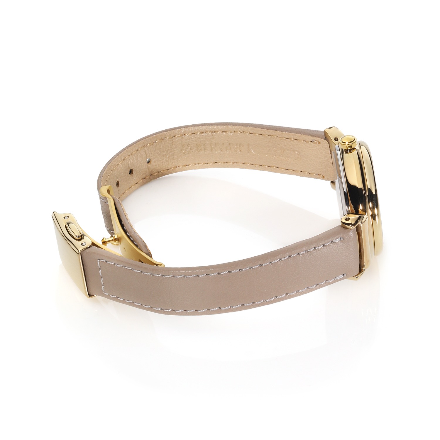 シチズン “クロスシー” ミズコレクション ラウンドフェイス レザーベルト 電波ソーラーウォッチ