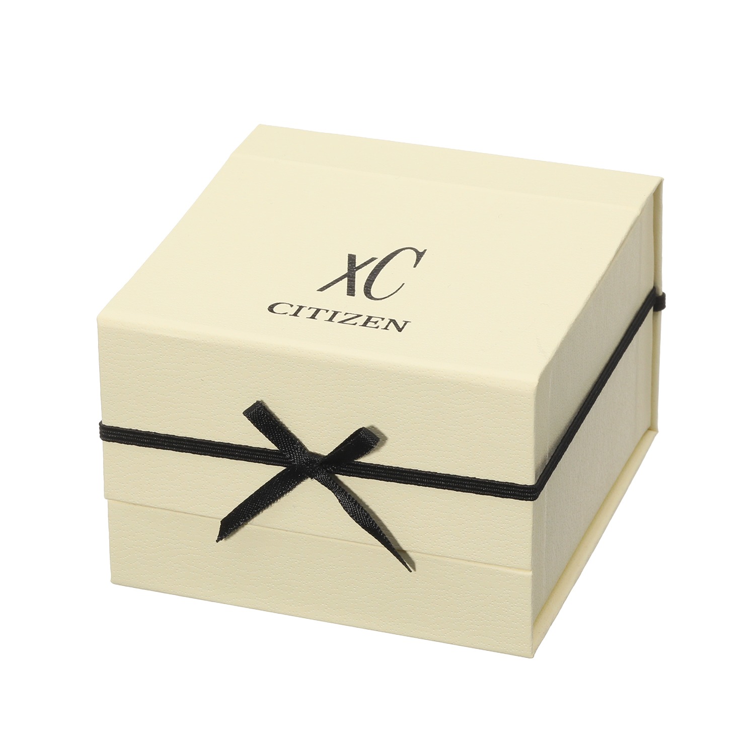 シチズン “クロスシー” ミズコレクション ラウンドフェイス レザーベルト 電波ソーラーウォッチ