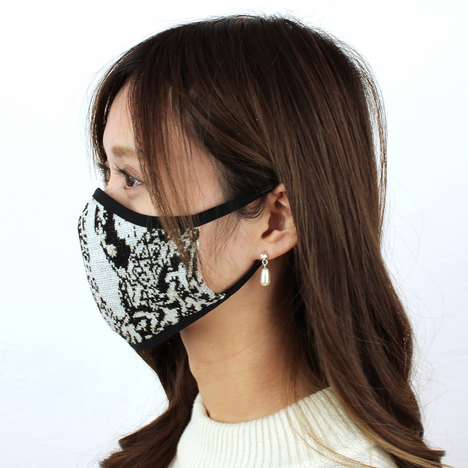 ニジイロキャンプ マスクケース付 ファッションマスク