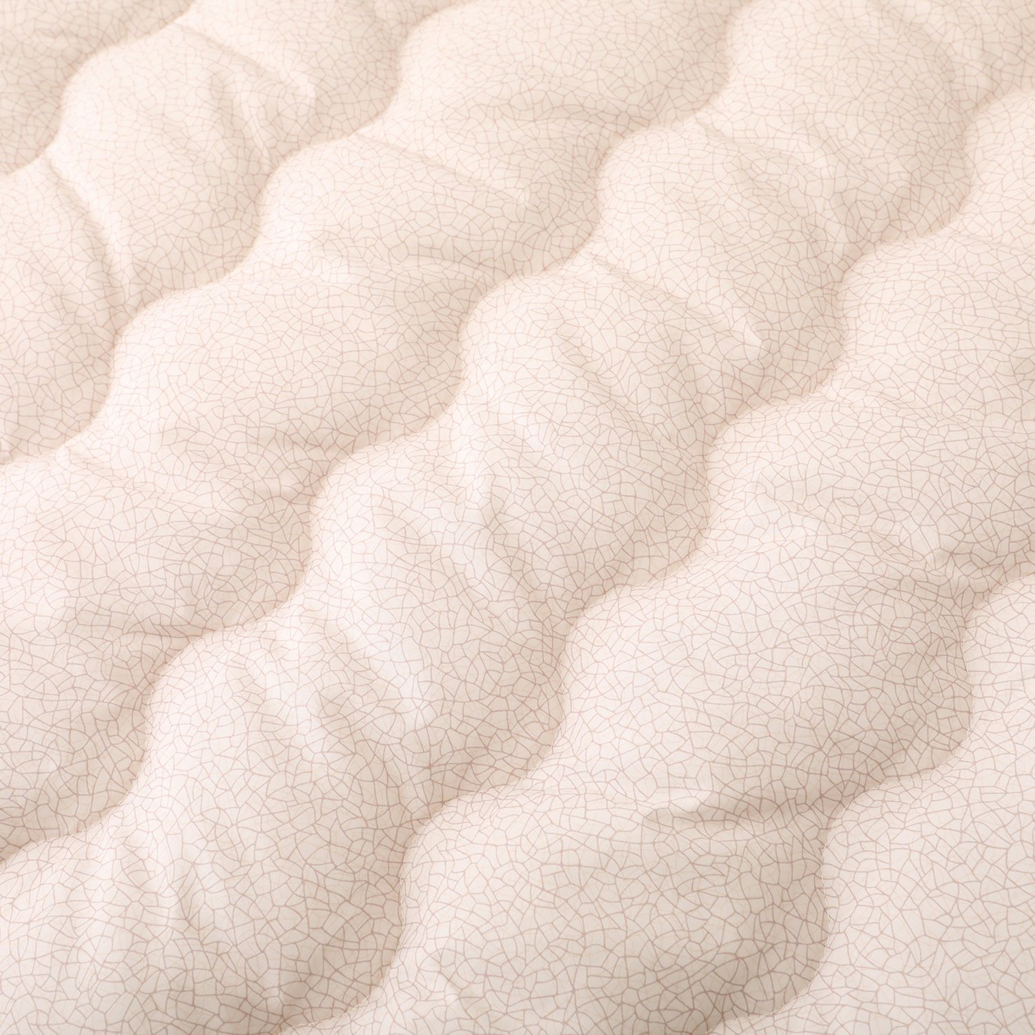 ＜ダブル＞ 西川 ３つの硬さの凹凸で 身体を支えて腰が楽！ Ｗ防ダニ加工 トリプルフィット 