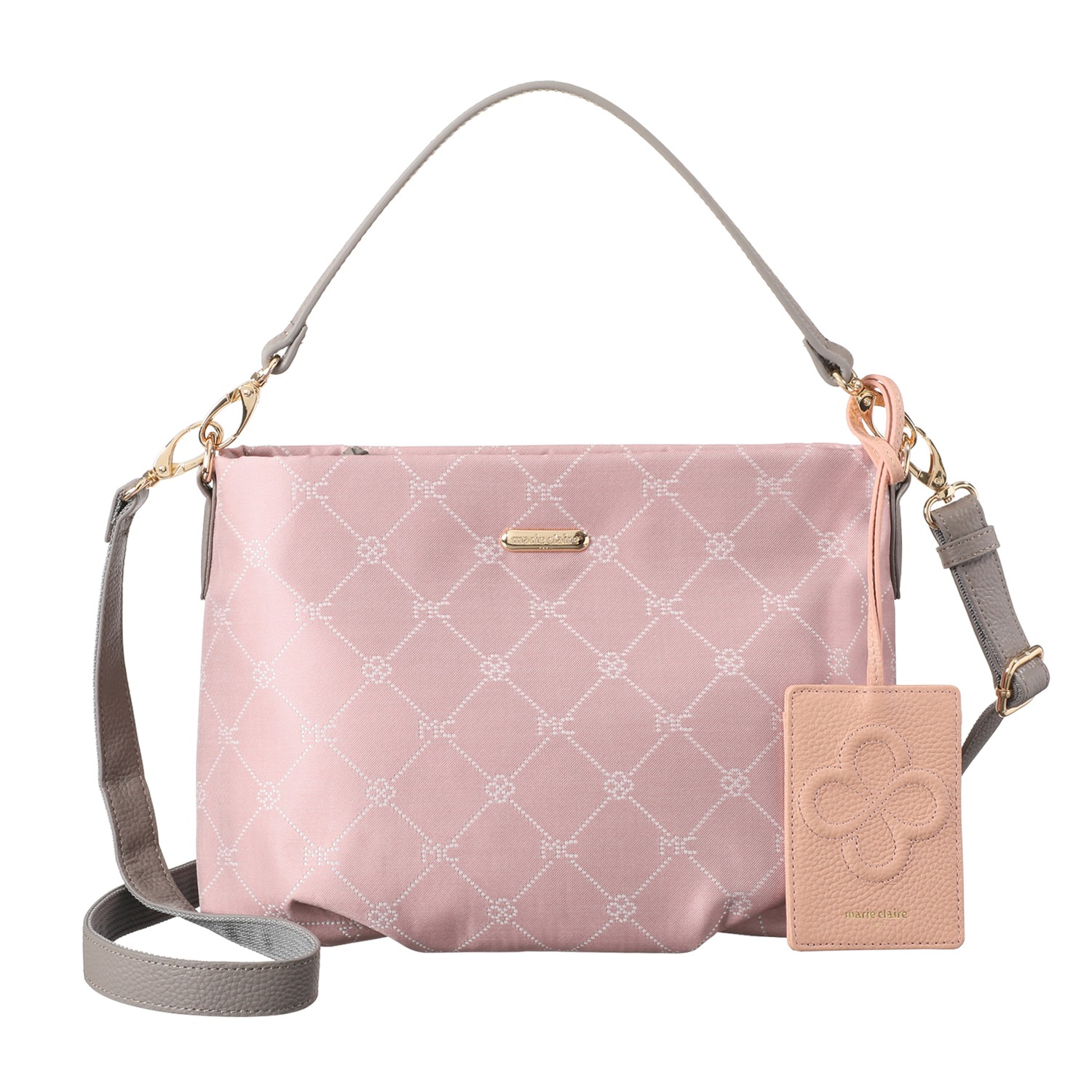 マリ クレール ジャガード織 マルチウェイポシェット 靴 バッグ 小物 インナー バッグ ポシェット マリ クレール 通販 テレビショッピングのショップチャンネル