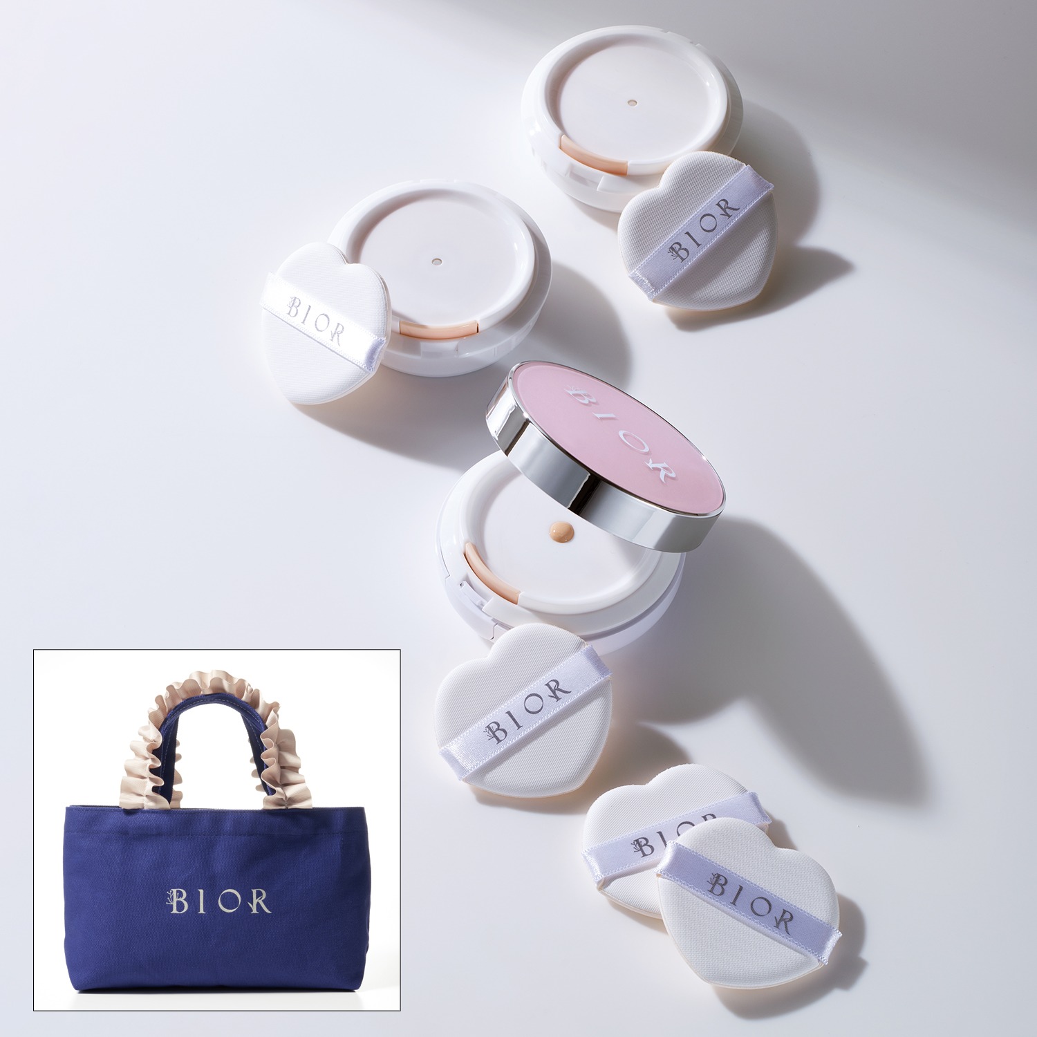 ビオール パウダー状に変化して しっとりサラツヤ新感覚 新エアレスクッション オーガニックアクア美容液ファンデーション デビュー3個分特別セット コスメ ベースメイク リキッドファンデーション ビオール 通販 テレビショッピングのショップチャンネル