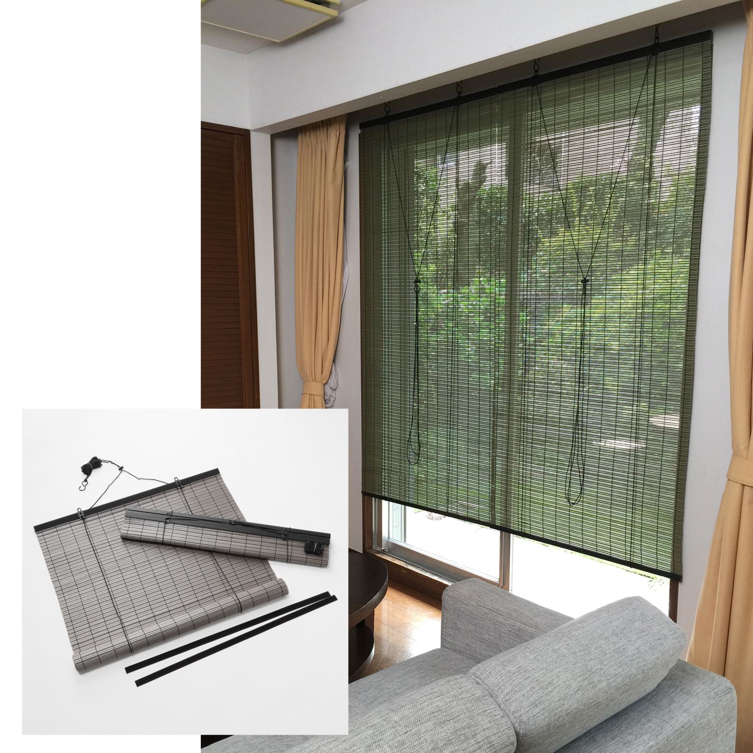 クラレトレーディング 遮熱すだれ ２本セット