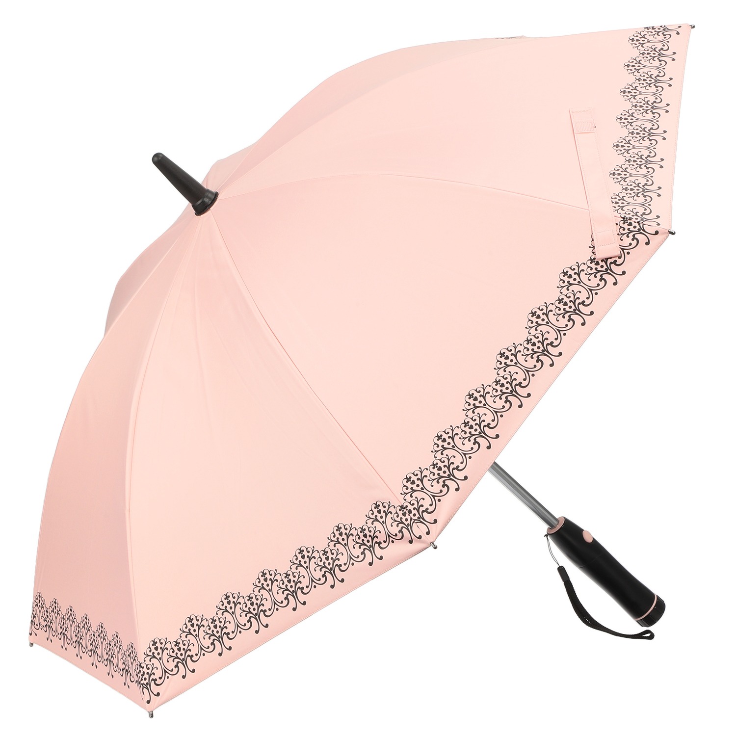 遮光１級 扇風機日傘 “パラファン” ＜ピンク＞