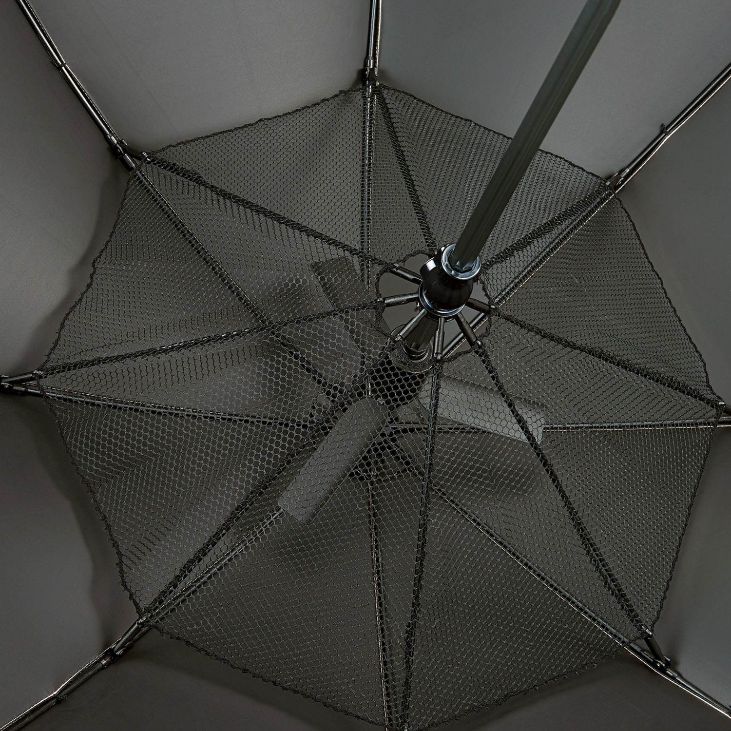 遮光１級 扇風機日傘 “パラファン” ＜ピンク＞