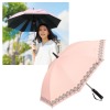 遮光１級 扇風機日傘 “パラファン” ＜ピンク＞