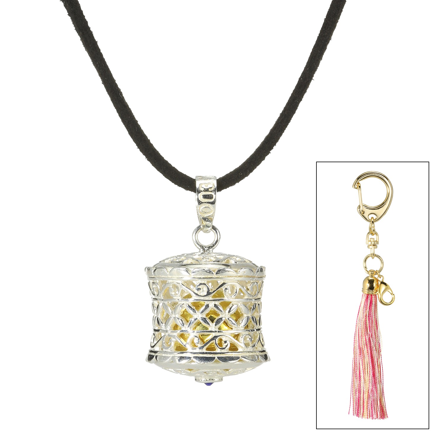 ガムランボール コードペンダント 精霊の壺 大金財 浄化 運気上げ チケット お花 コレクターズ 開運アクセサリー グッズ アクセサリー ガムランボール 通販 テレビショッピングのショップチャンネル