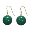 坂本これくしょん イヤリング／ピアス “糖蜜珠” ＜深緑色＞