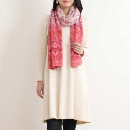 イブコ ボヘミアンモティーフ ジャガードストール