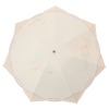 シノワズリーモダン 軽量 蓮花刺しゅう 晴雨兼用ミニ折りたたみ傘