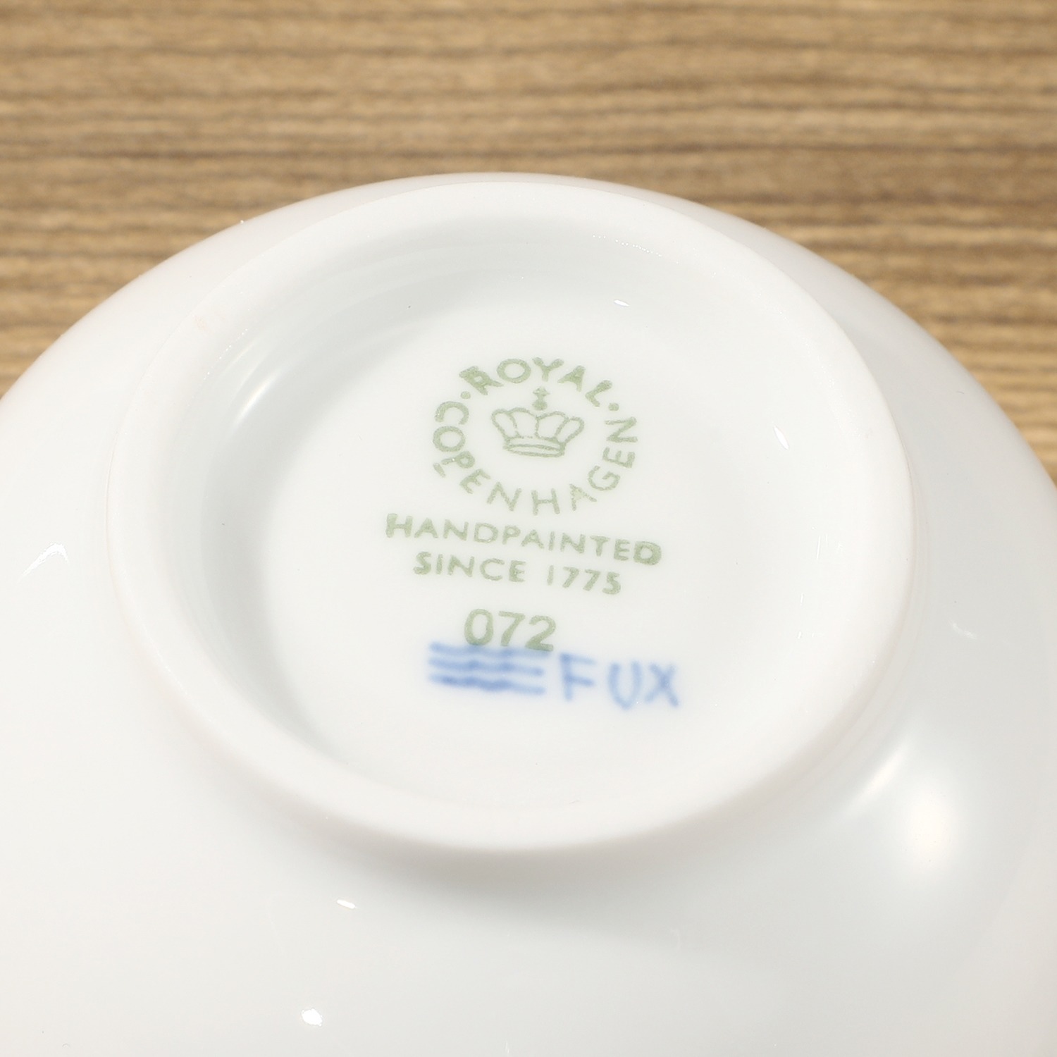 ロイヤル　コペンハーゲン ブルーパルメッテ ブロッサム カップ＆ソーサー　ペア スプーン付