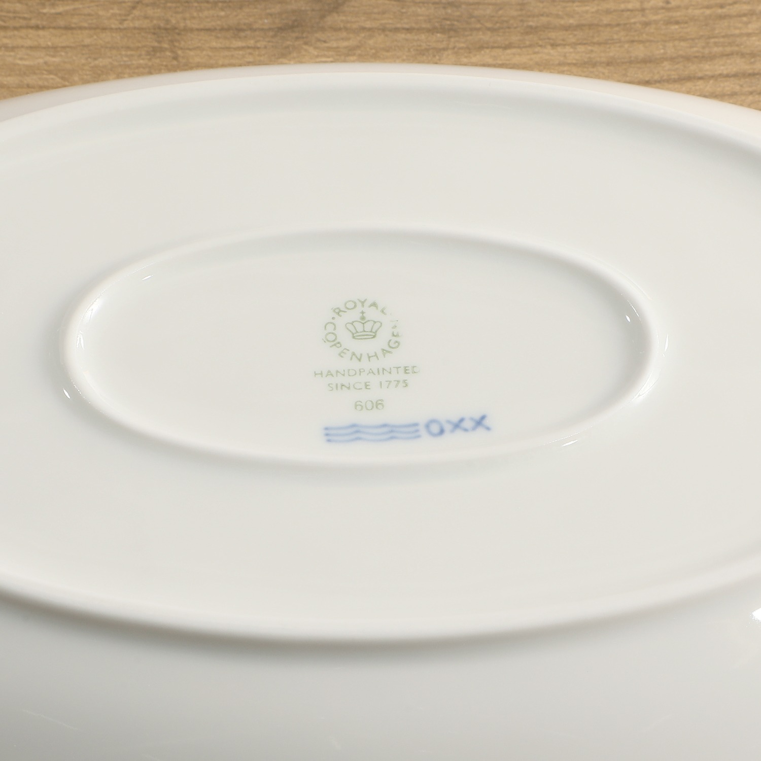 ロイヤル　コペンハーゲン ブルーパルメッテ オーバルディッシュ　ペア