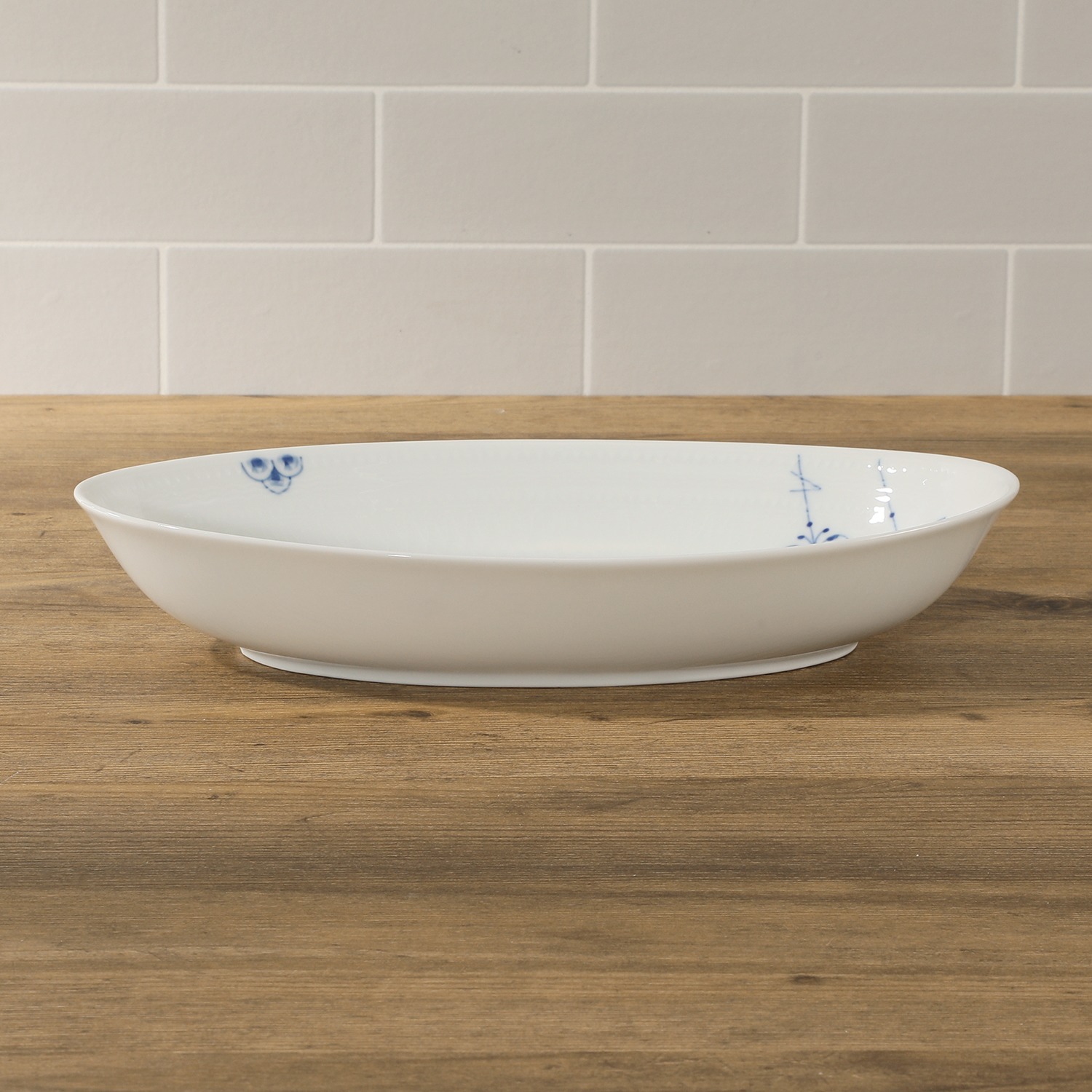 ロイヤル　コペンハーゲン ブルーパルメッテ オーバルディッシュ　ペア