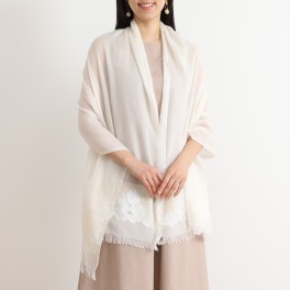 ダジュール コットン スパンコールアクセント ストール