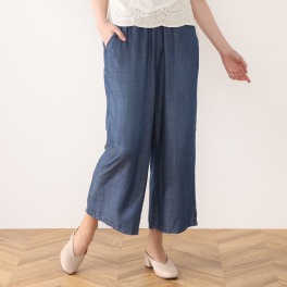 ディーズ　バイ ダジュール デニム調 ワイドパンツ