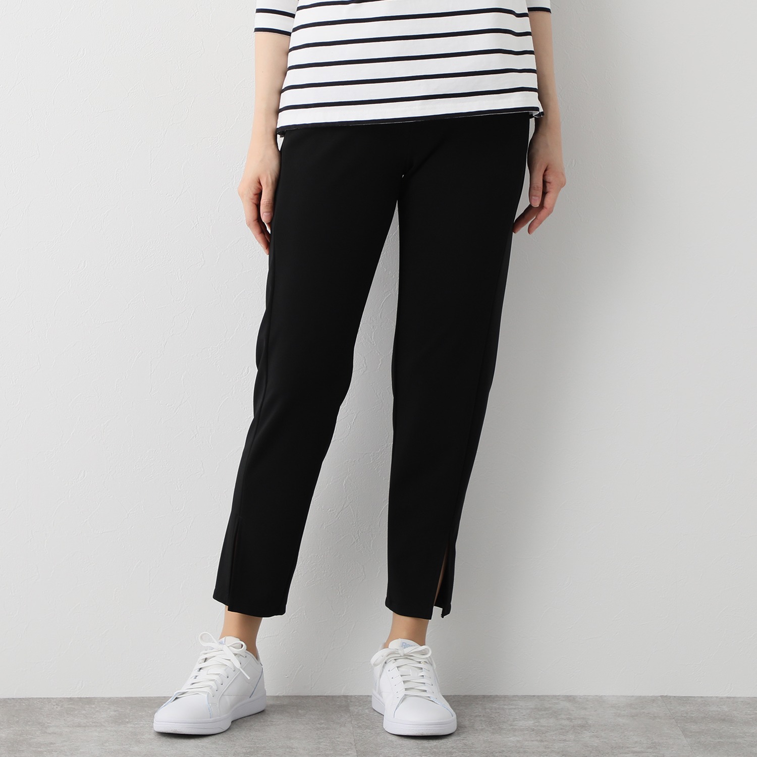 上質ごこち アルディナ スリットデザインパンツ