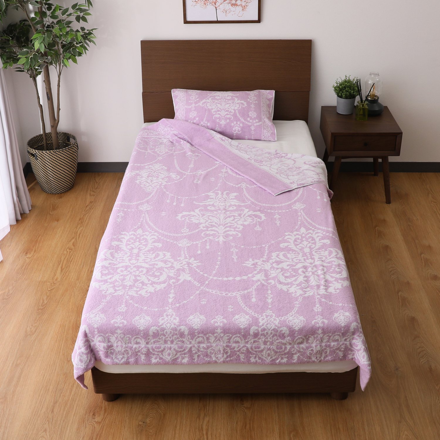 ＜シングル＞西川 極上のやわらかさ！ ラグジュアリー 今治コットンタオルケット