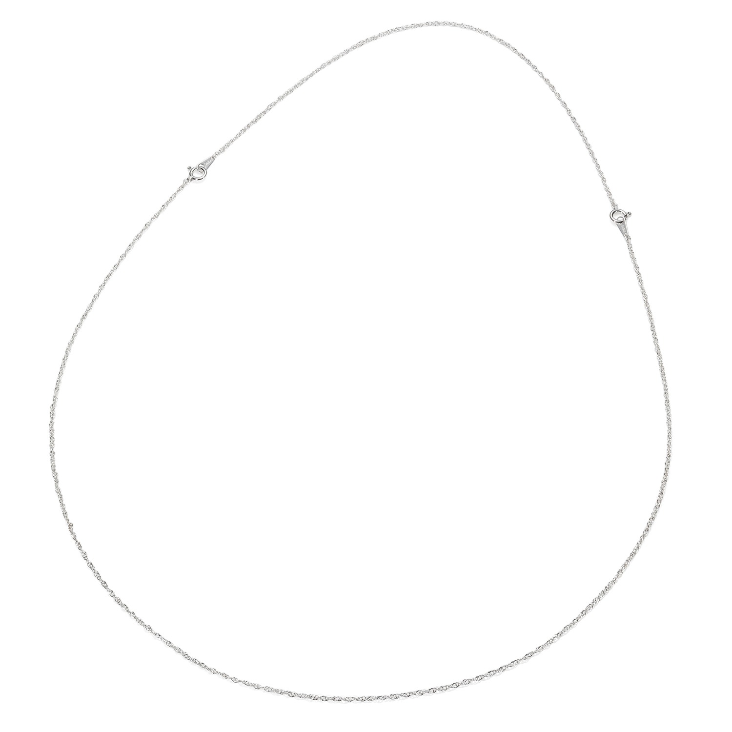 ソルジェ １８Ｋホワイトゴールド スクリューロープチェーン コンバーチブル ネックレス＆ブレスレット