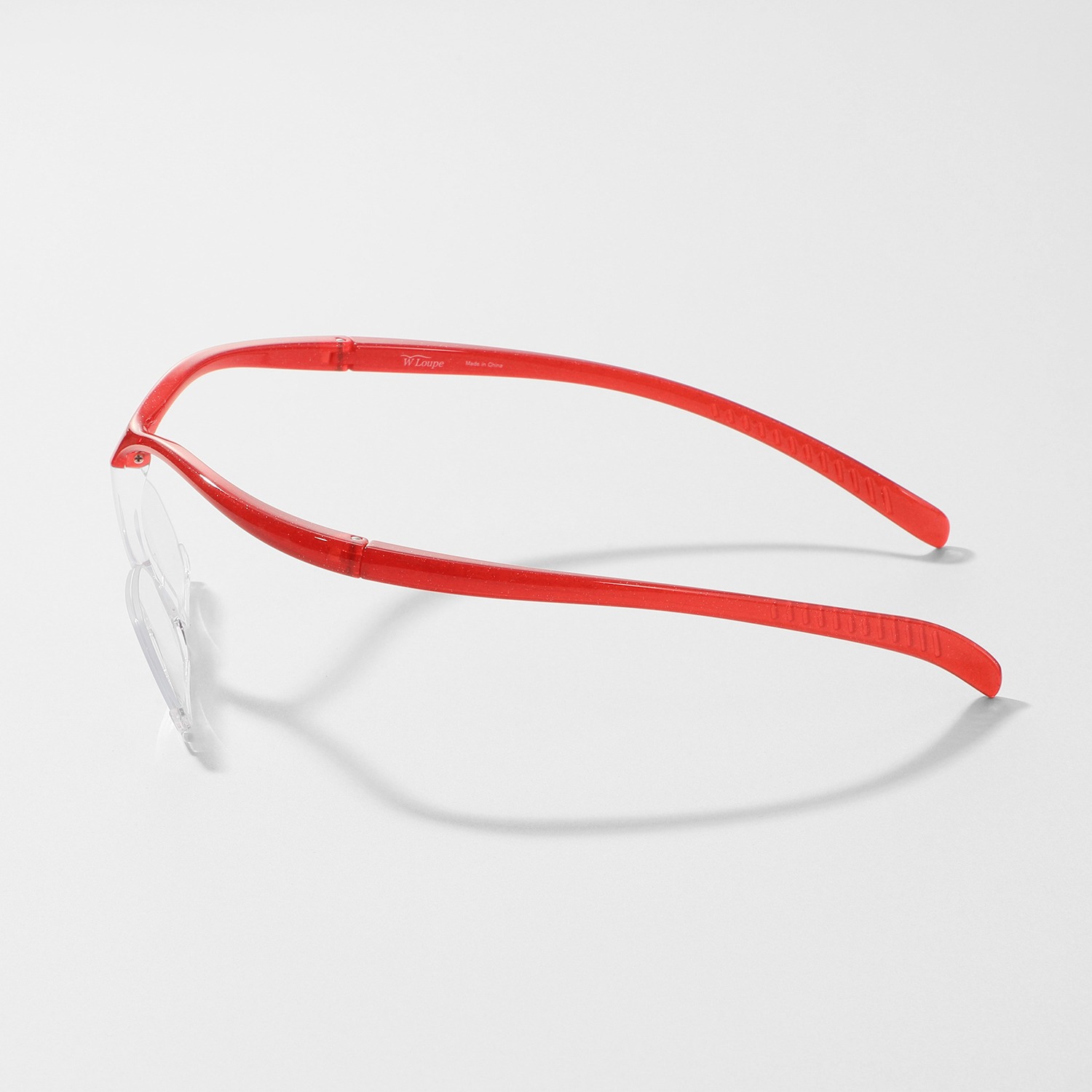 シャルマン こだわりの設計で 掛け外しせず快適に メガネ型ダブルルーペ