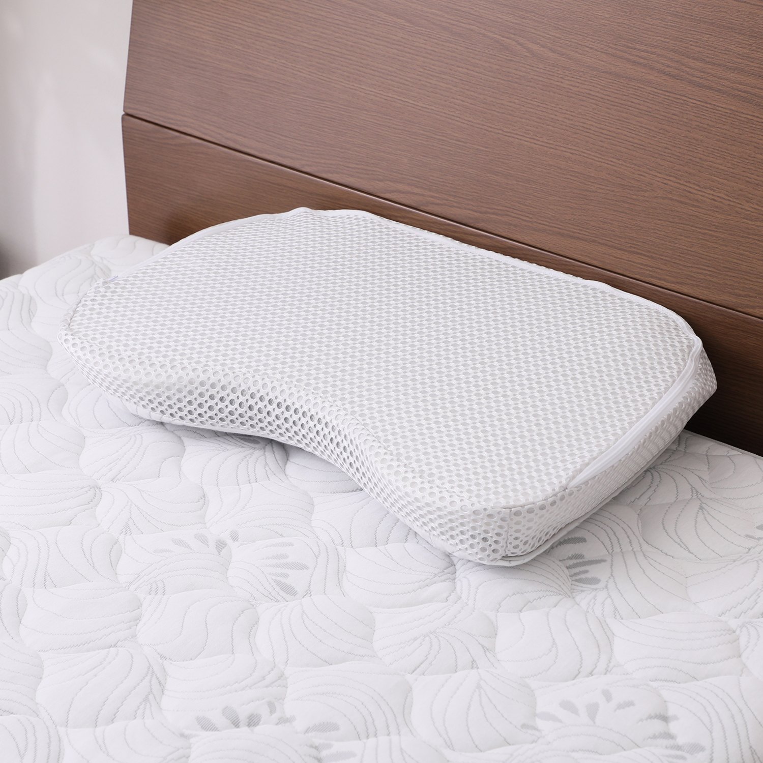 気持ち良い弾力！ 通気性抜群 ブレスエアー ダブルサポートピロー