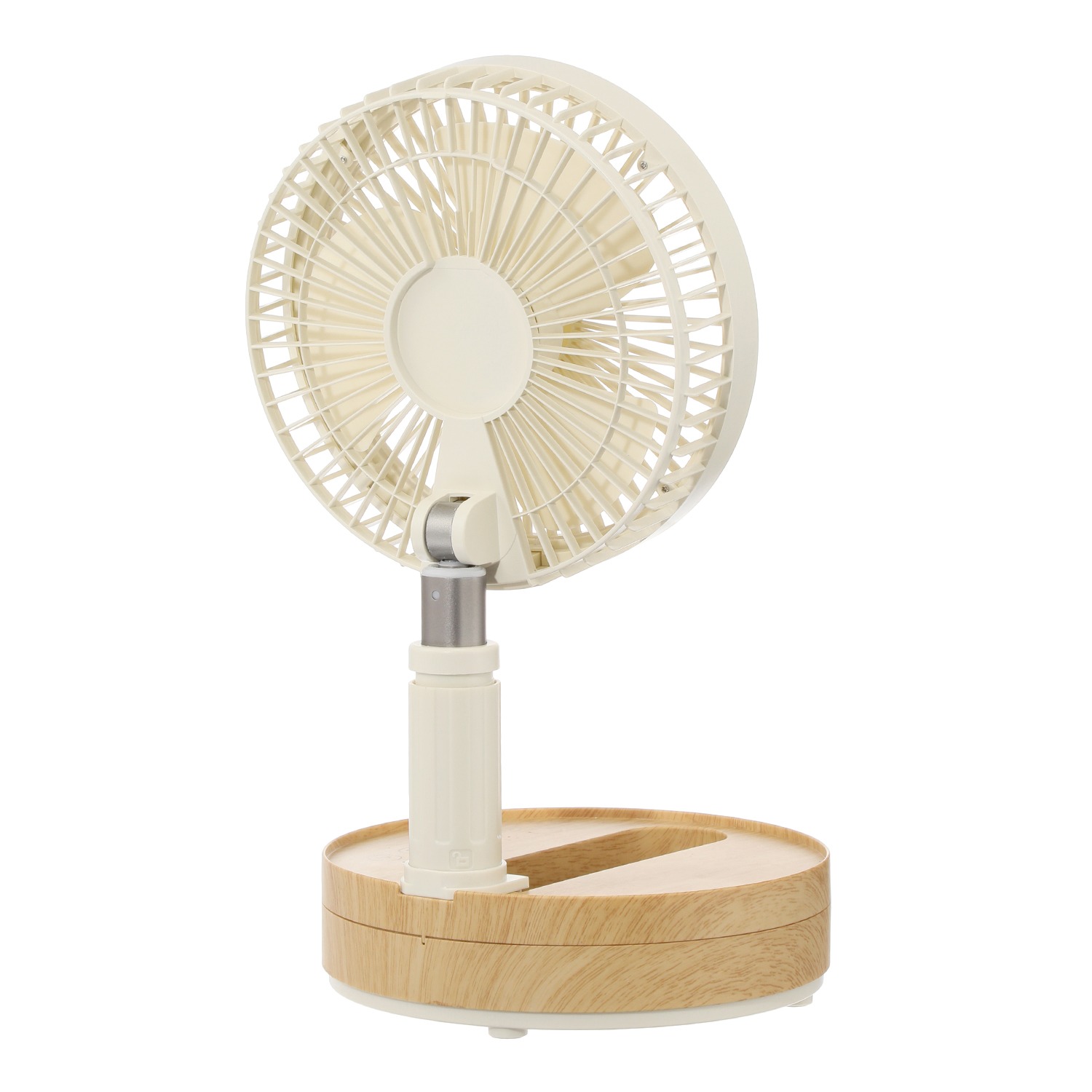 扇風機と ＬＥＤライトが融合した 充電式 マルチフォールディング ファン