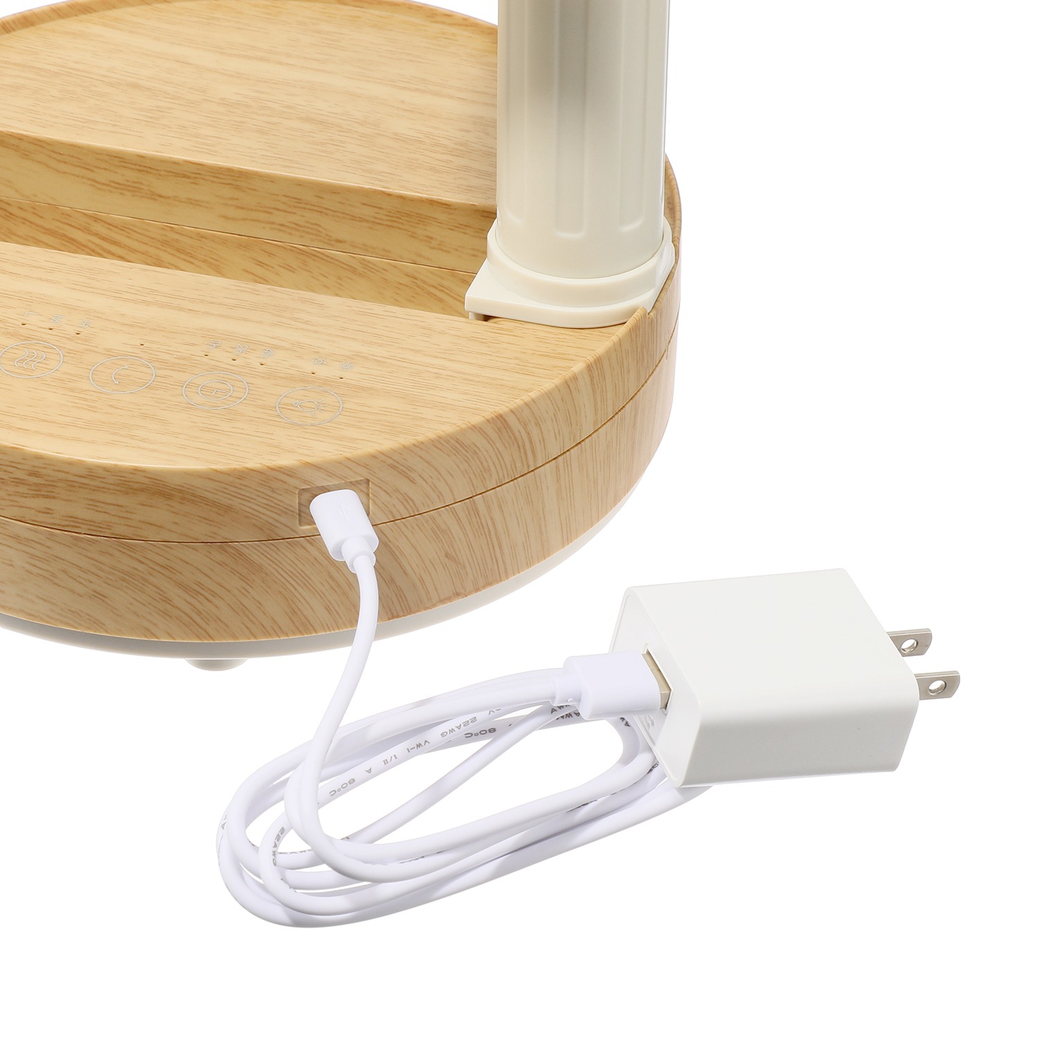 扇風機と ＬＥＤライトが融合した 充電式 マルチフォールディング ファン