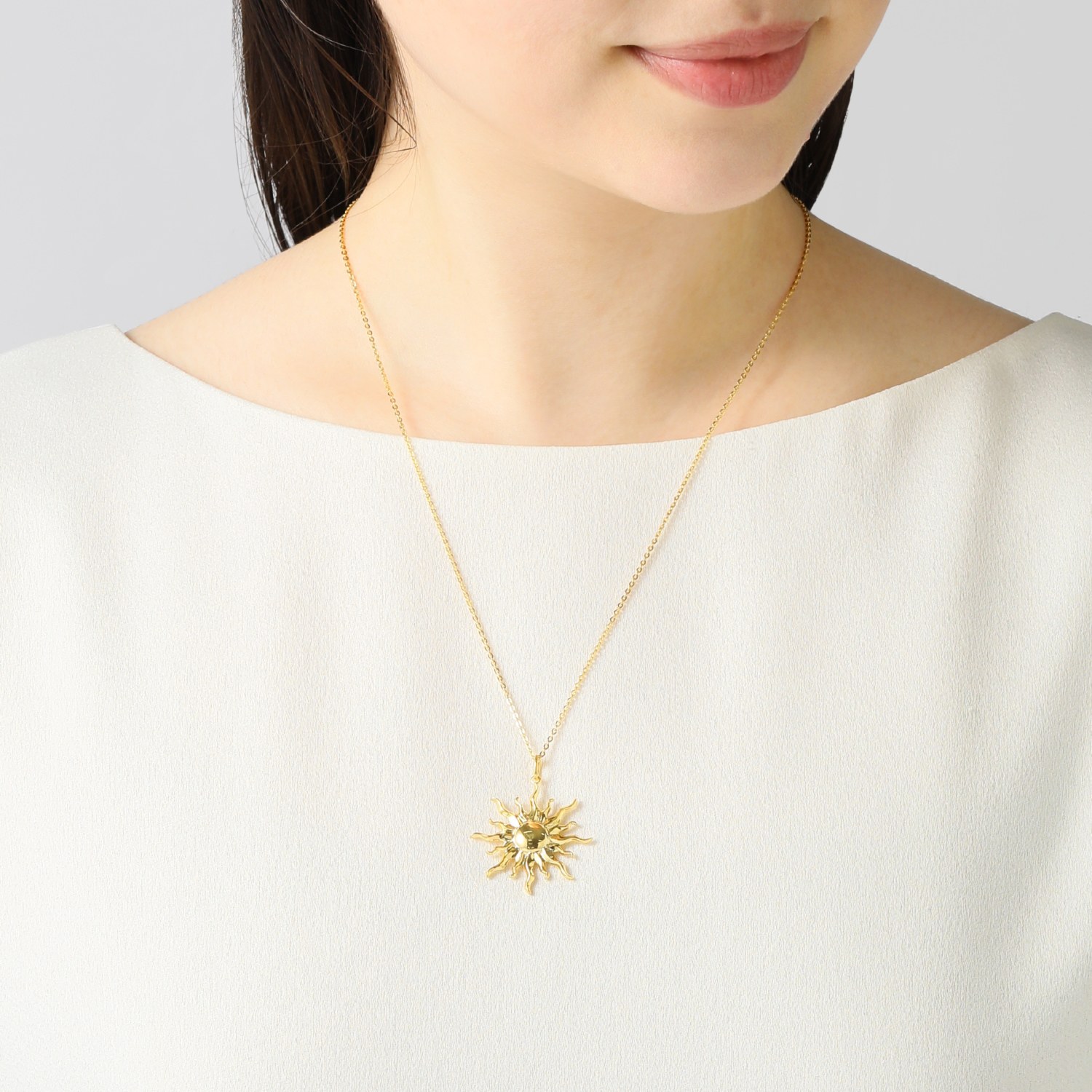 ファシーノアルジェント シルバー 太陽モティーフ ペンダント