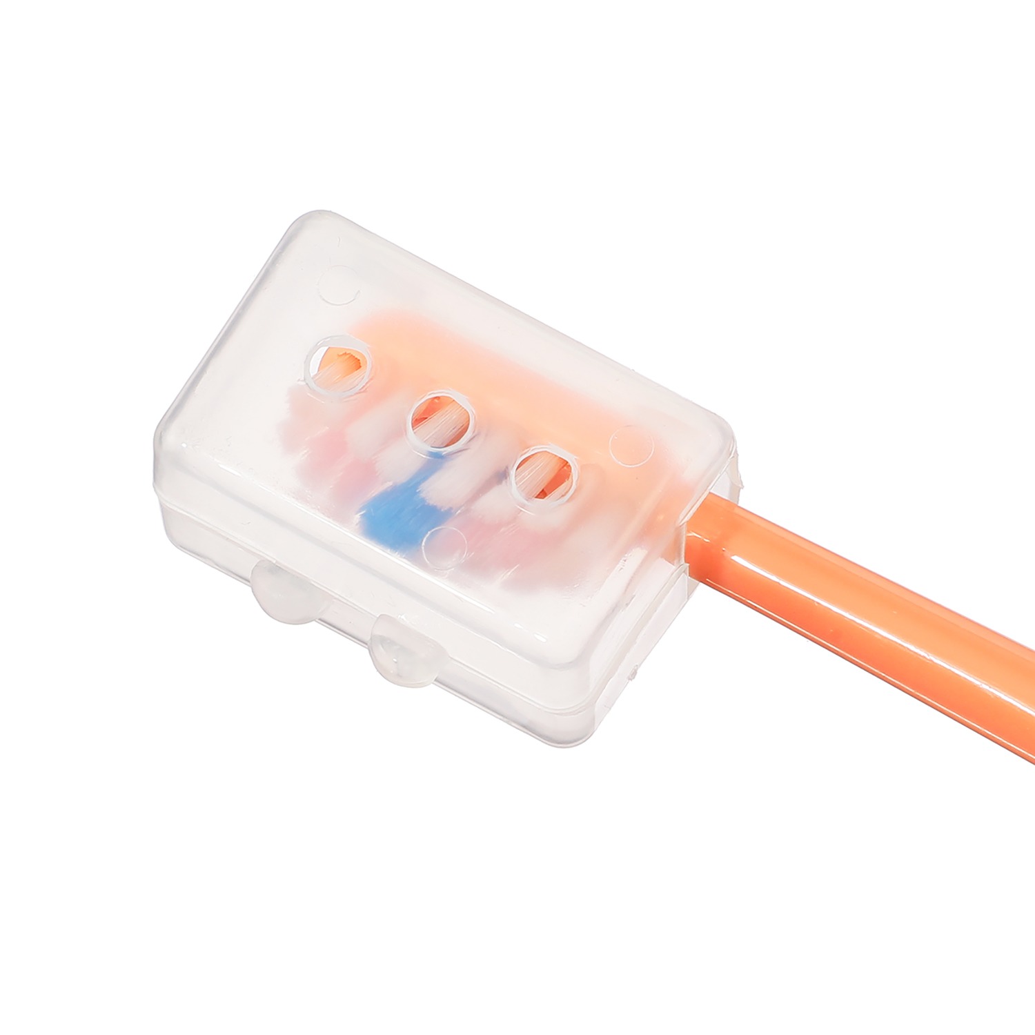 ピラミッド形状とタフトで 効率的に汚れを落とす！ “奇跡の歯ブラシＳＰ” １８本＆キャップ３個 スペシャルセット