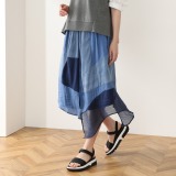 エイティーエイト ディグリー パネル切替 セミフレアースカート