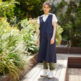 イデアプラス はっ水 ポケッタブル エプロンドレス