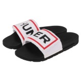 ハンター ロゴデザイン スライドサンダル