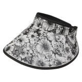 ダジュール フラワー柄サンバイザー