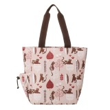 ダジュール ねこ柄プリント 保冷保温トートバッグ