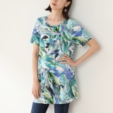 ダジュール ボタニカル柄プリント チュニック