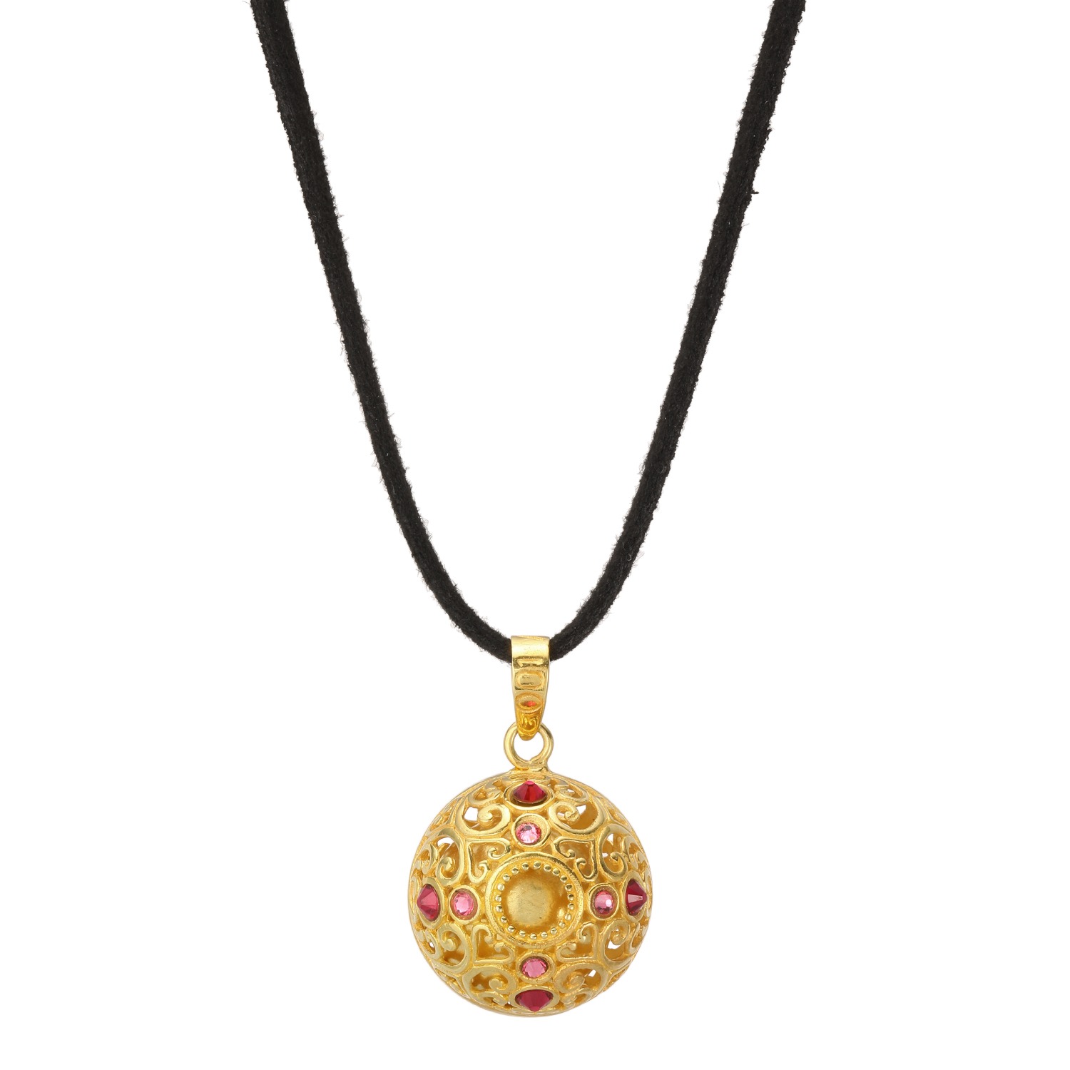 ガムランボール コードペンダント “王宮の光” ＜金財・開運・健康・幸運・家族＞