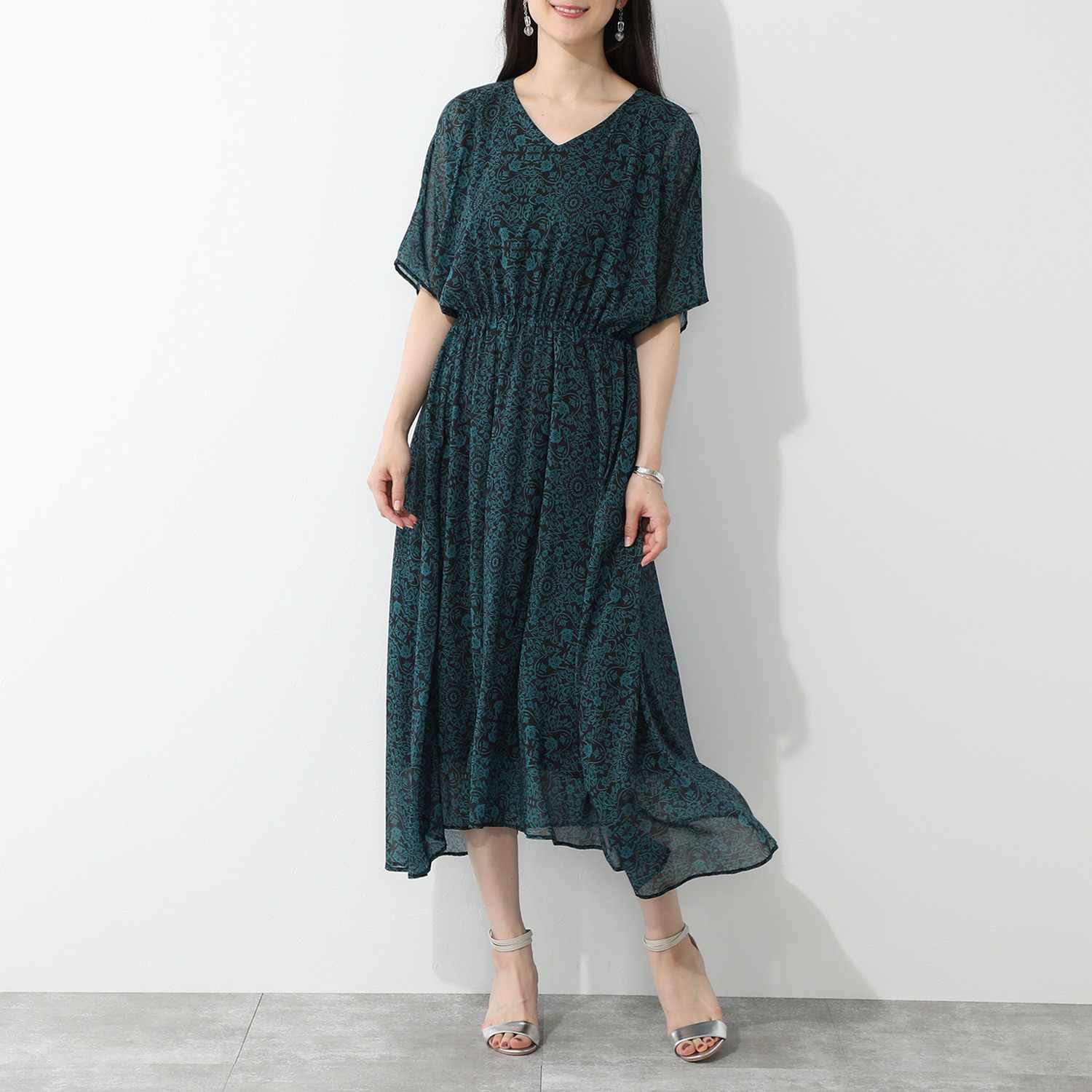 シンクエンタクローゼット プリントデザイン ワンピース ファッション ワンピース ドレス プリント 通販 テレビショッピングのショップチャンネル