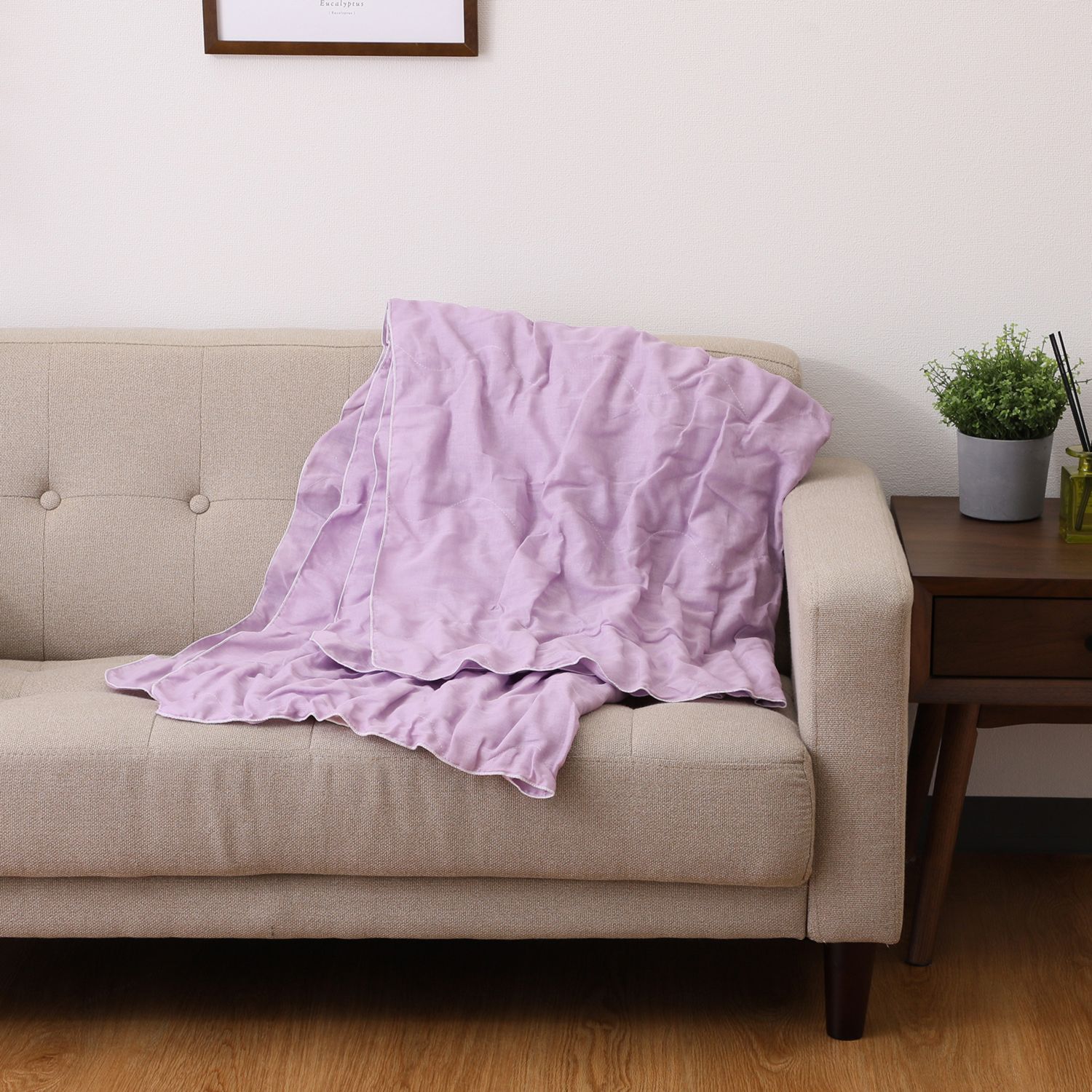 ロマンス小杉 ふわリーゼ ふんわり空気をまとう 軽やかガーゼ お腹ケット