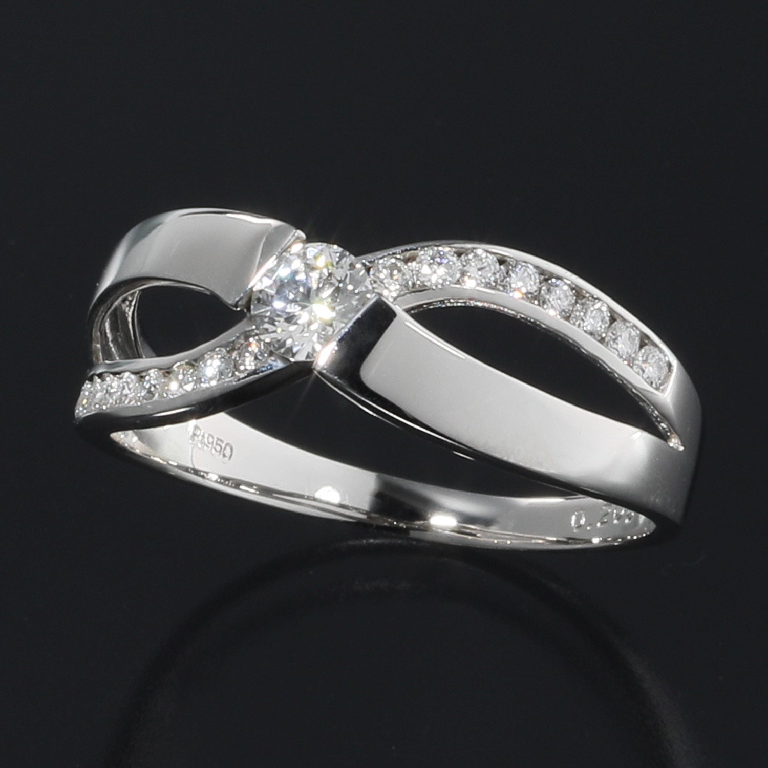 プラチナ９５０ ０ ２カラットｕｐ ｄカラー ダイヤモンド ツイストデザインリング 鑑定書付 ジュエリー リング プラチナ ダイヤモンド プライムスター ダイヤモンドコレクション 通販 テレビショッピングのショップチャンネル
