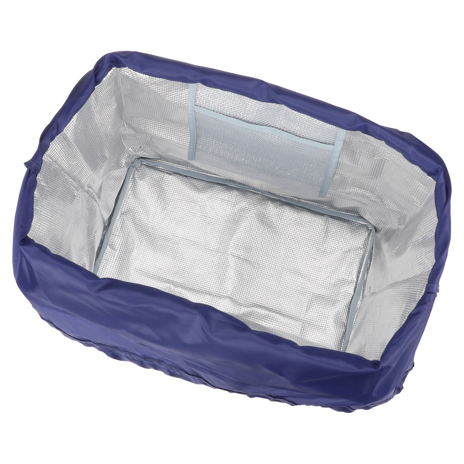 フォション プリント柄 ポケッタブル 保冷レジかご対応バッグ