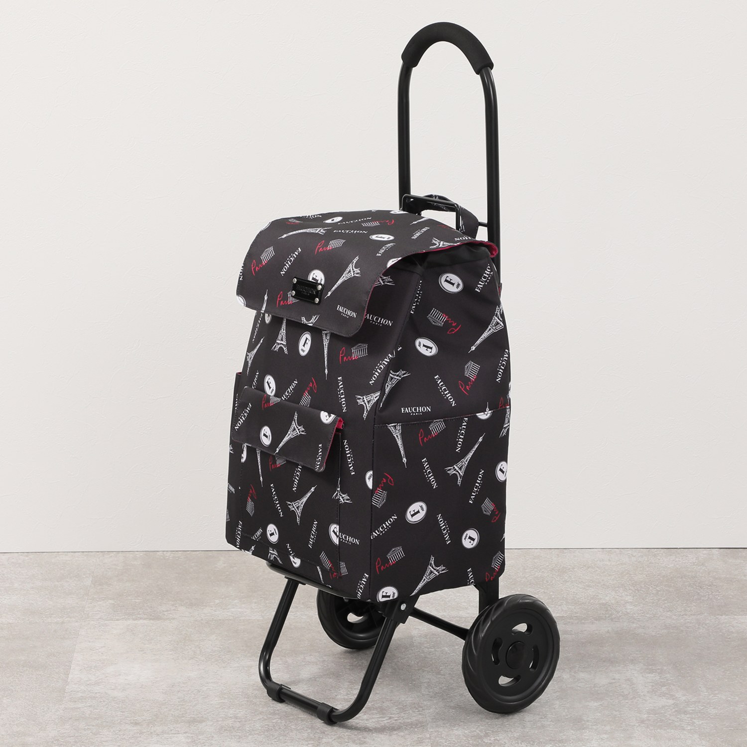 フォション プリント柄 保冷ショッピングカート