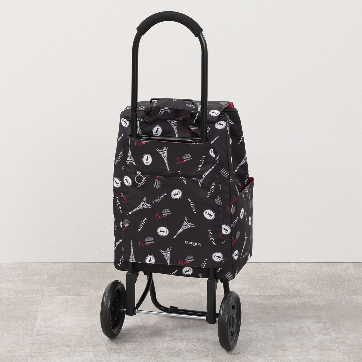 フォション プリント柄 保冷ショッピングカート