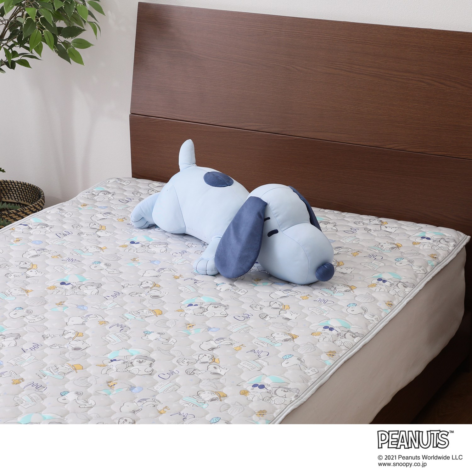 西川 スヌーピー ひんやり抱きまくら