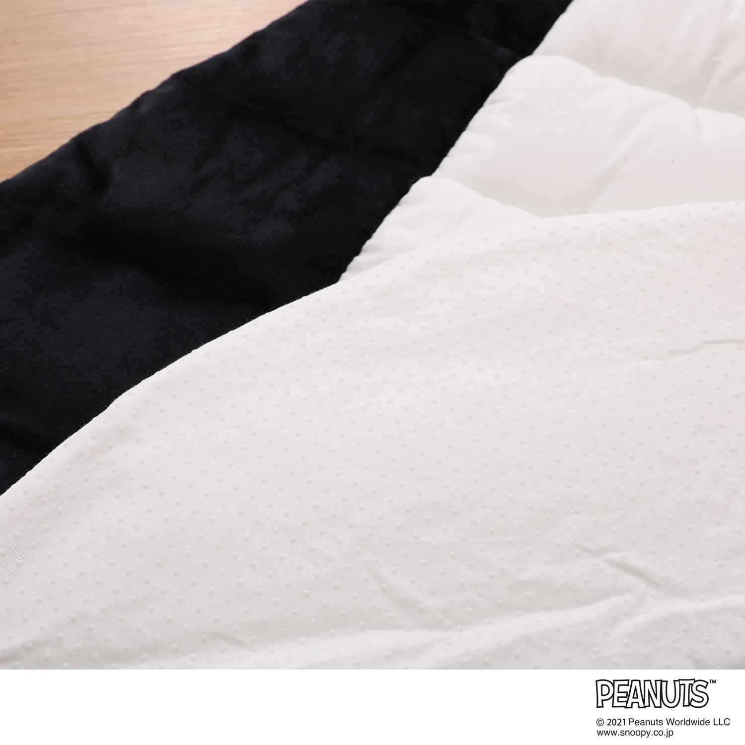 西川 スヌーピー ビッグフェイスラグ