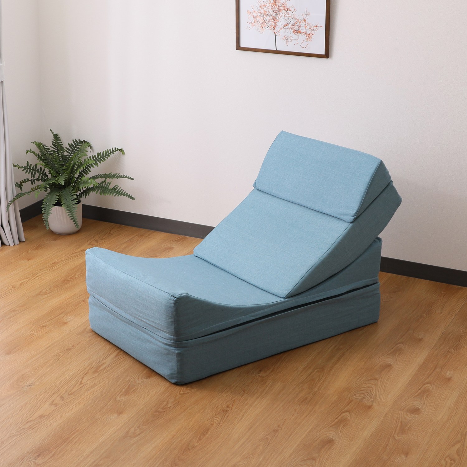 Ｈ＆Ｊ 座って、寝転んで快適！ ４ウェイ仕様 リラキューブソファー